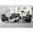 ACME Taddeo Power Motion Recliner in Dark Gray Synthetic Leather