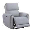 ACME Jeromie Power Motion Recliner  w/USB Port  in Gray Synthetic Leather