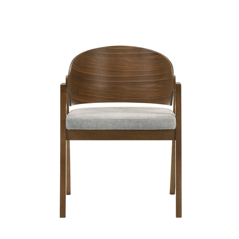 ACME Hoyte Arm Chair (Set-2) in Walnut
