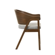 ACME Hoyte Arm Chair (Set-2) in Walnut