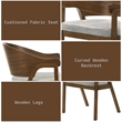ACME Hoyte Arm Chair (Set-2) in Walnut