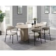 ACME Jirina Side Chair (Set-2) in Beige Chenille