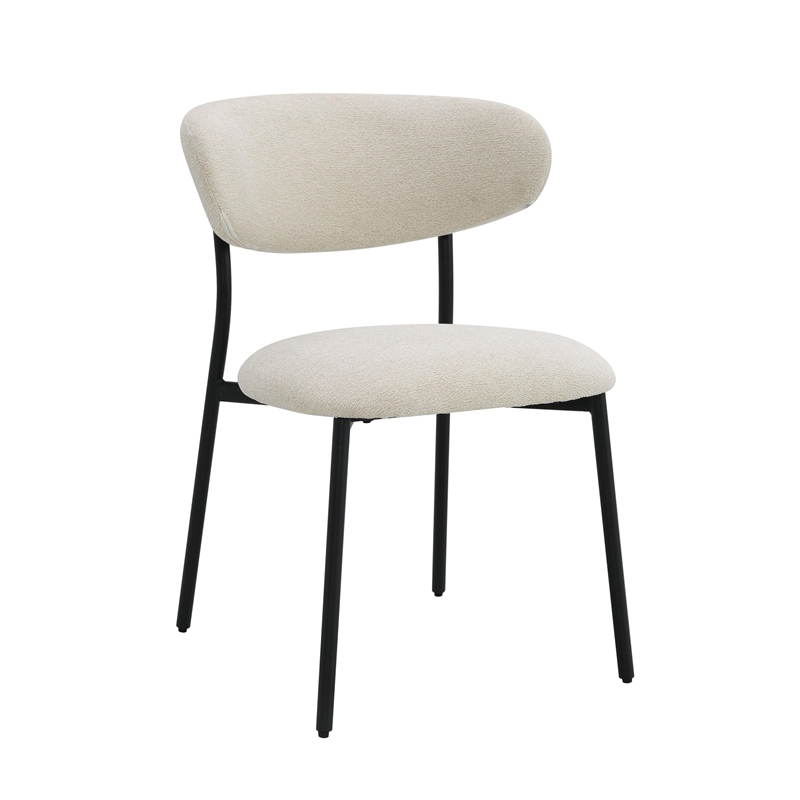 ACME Jirina Side Chair (Set-2) in Beige Chenille