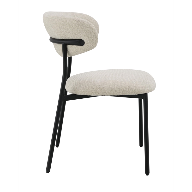 ACME Jirina Side Chair (Set-2) in Beige Chenille