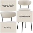 ACME Jirina Side Chair (Set-2) in Beige Chenille