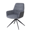 ACME Hester Arm Chair (Set-2) in Gray Fabric