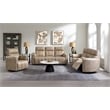ACME Elison Motion Glider Recliner w/Swivel in Dark Beige Polish Microfiber