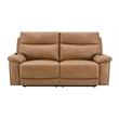 ACME Chavis Power Motion Loveseat w/USB & Power Headrest in Brown Leather Aire