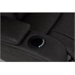 ACME Wendell Power Motion Loveseat in Dark Gray Microfiber