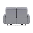 ACME Jeromie Power Motion Loveseat  w/USB Port  in Gray Synthetic Leather