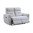 ACME Eastre Power Motion Loveseat  w/USB Port  in Gray Chenille