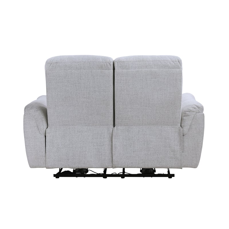 ACME Eastre Power Motion Loveseat  w/USB Port  in Gray Chenille