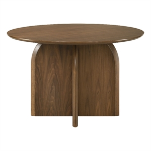 ACME Delmon Round Dining Table  in Dark Walnut