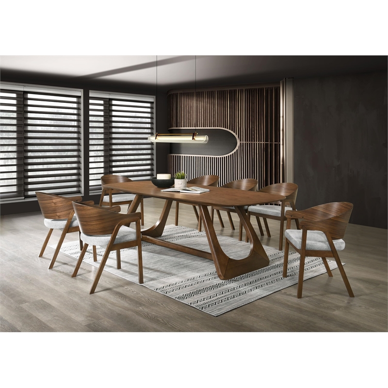 ACME Hoyte Dining Table in Walnut