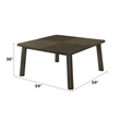 ACME Mallin Dining Table in Walnut