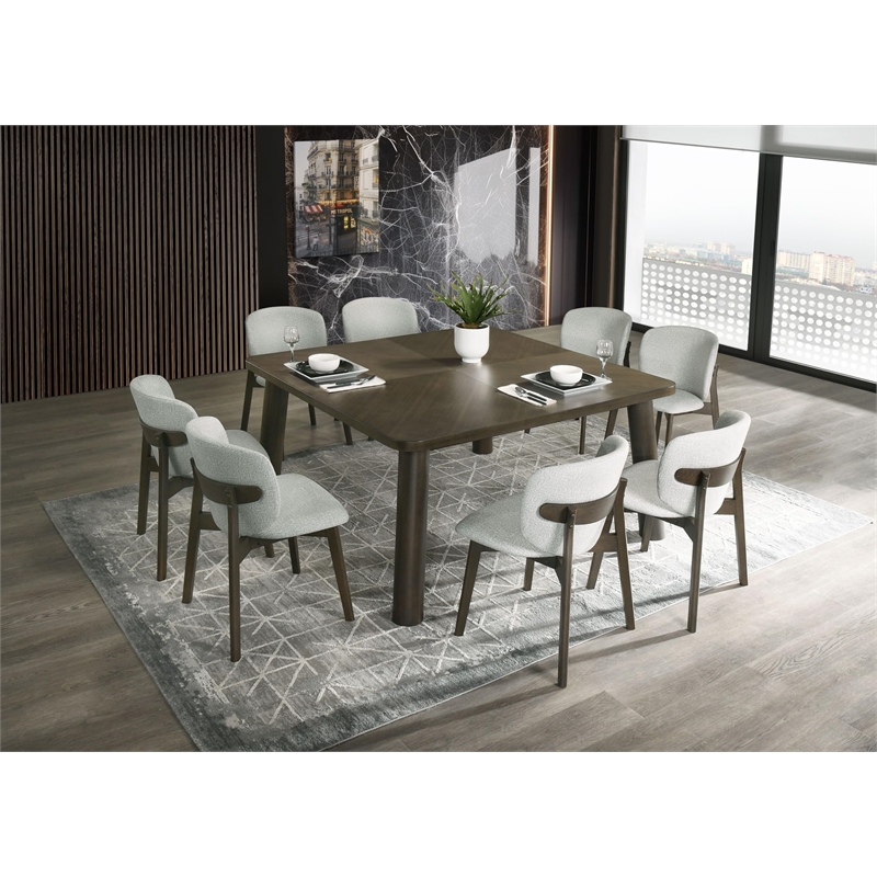 ACME Mallin Dining Table in Walnut