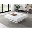 ACME Khaim Coffee Table in White High Gloss