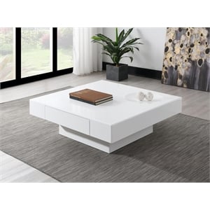 ACME Khaim Coffee Table in White High Gloss