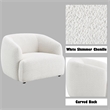 ACME Lucifer Chair in Black & White Shimmer Chenille
