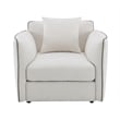 ACME Yolanda Chair w/Pillow in Beige Chenille