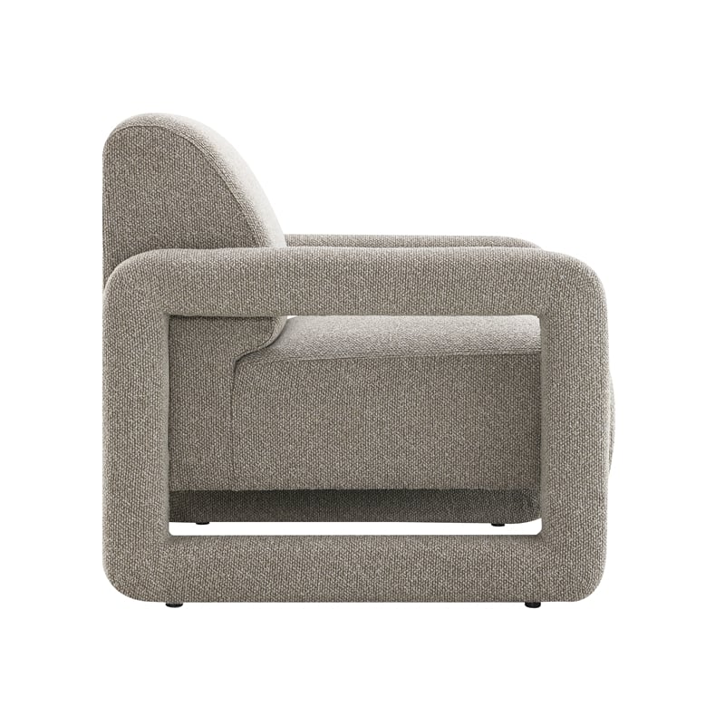 ACME Glenda Accent Chair in Gray Chenille