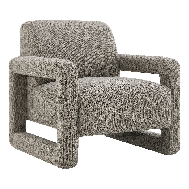 ACME Glenda Accent Chair in Gray Chenille