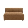 ACME Zoey Modular - Armless Chair  in Chocolate Suede