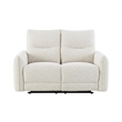 ACME Lalisa Power Motion Loveseat  w/USB Port  in Cream Chenille