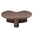 ACME Yoab Coffee Table in Smoked Oak  & Light Gray High Gloss