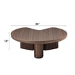 ACME Yoab Coffee Table in Smoked Oak  & Light Gray High Gloss