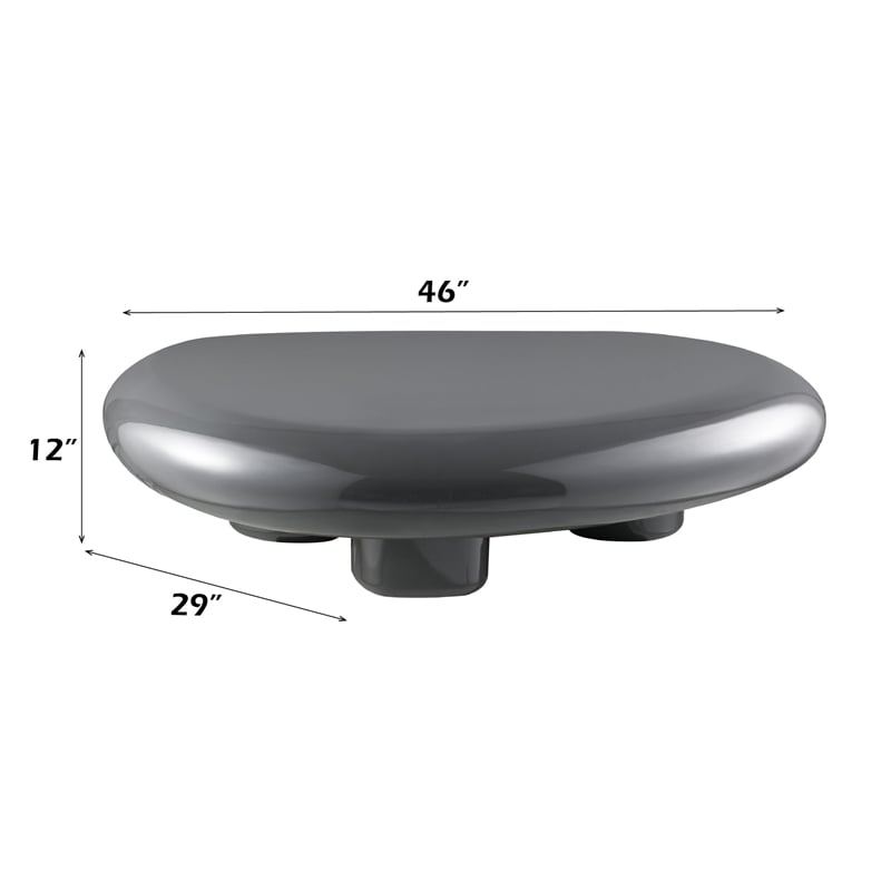 ACME Charlene Coffee Table in Gray High Gloss