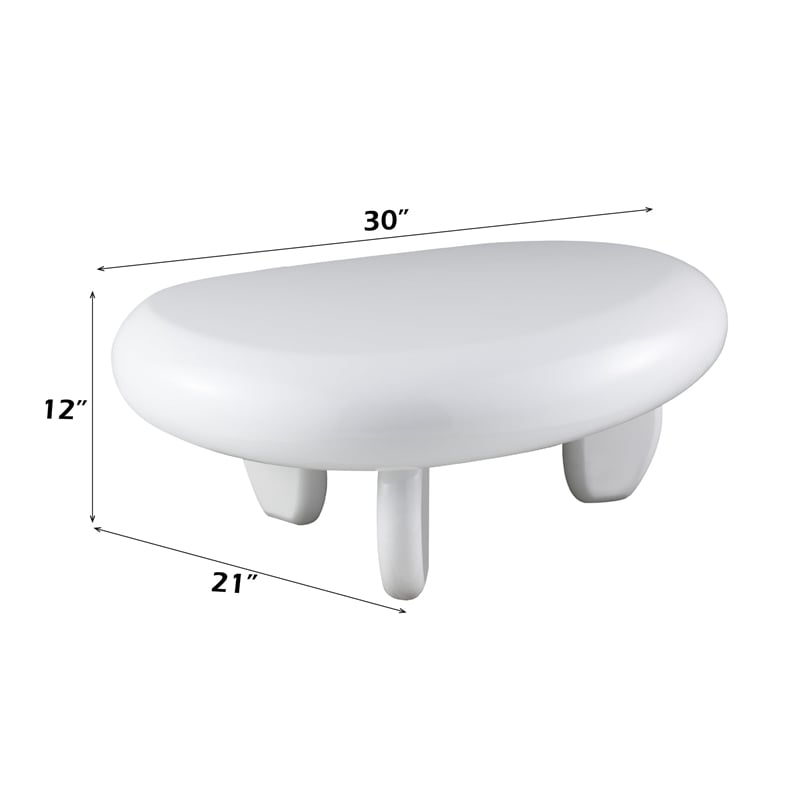 ACME Wylie Coffee Table in White High Gloss