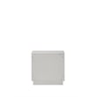 ACME Esther Nightstand in White & Silver High Gloss
