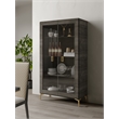 ACME Venezia Wine Cabinet in Gray