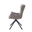 ACME Damita Side Chair (Set-2) in Camel & Black