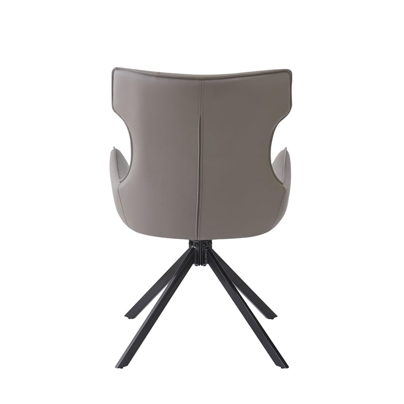 ACME Damita Side Chair (Set-2) in Camel & Black