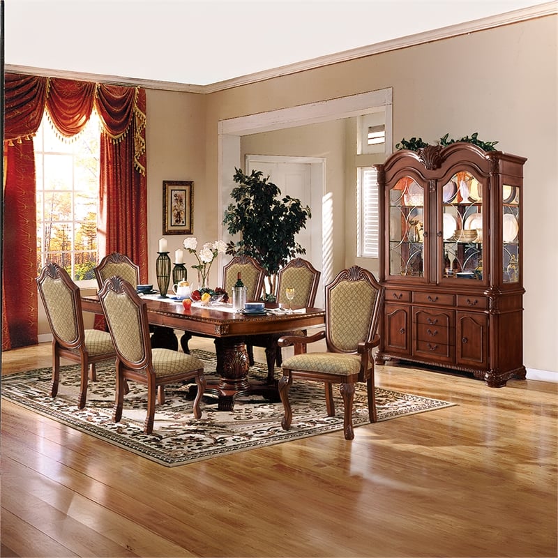 ACME Chateau De Ville Dining Table in Cherry