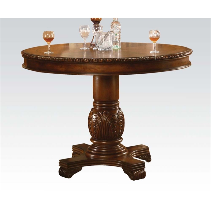 ACME Chateau De Ville Counter Height Table in Cherry
