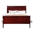 ACME Louis Philippe Twin Bed in Cherry