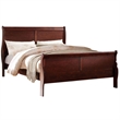 ACME Louis Philippe Twin Bed in Cherry