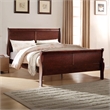 ACME Louis Philippe Twin Bed in Cherry