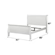 ACME Louis Philippe Twin Bed in White