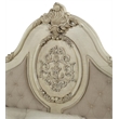 ACME Ragenardus Eastern King Bed in Beige Linen & Antique White