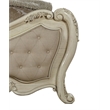 ACME Ragenardus Eastern King Bed in Beige Linen & Antique White
