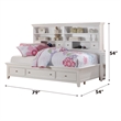 ACME Lacey Daybed w/Storage in White