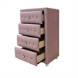 ACME Reggie Chest in Pink Fabric