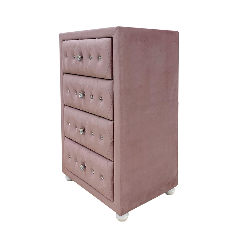 ACME Reggie Chest in Pink Fabric