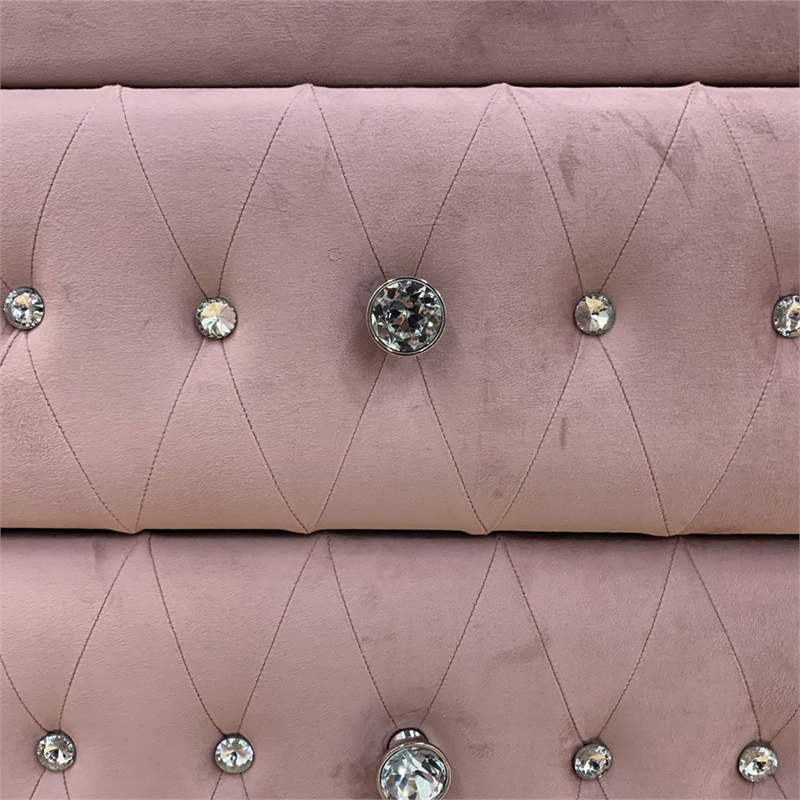 ACME Reggie Chest in Pink Fabric