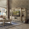 ACME Dresden Entertainment Center in Gold Patina & Bone