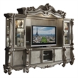 ACME Versailles Entertainment Center in Antique Platinum